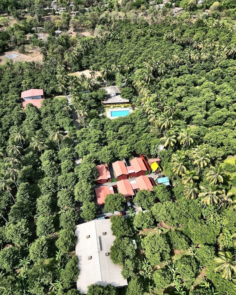 The farm from the air
